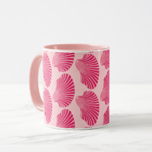 Mug Impression en bloc de coquille de saint Jacques, F