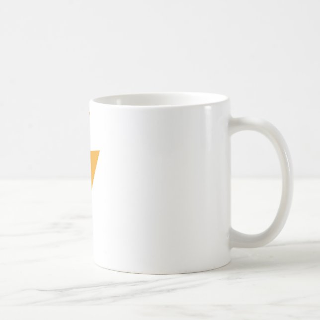 Mug Impression Énergie Jaune Foudre (Droite)