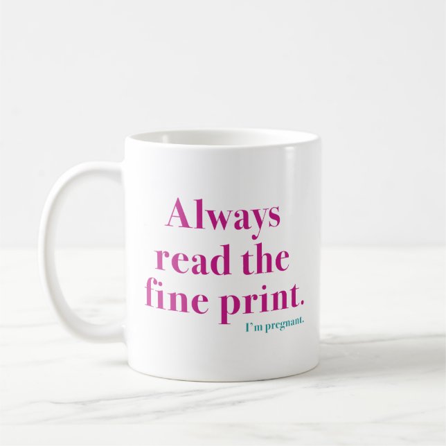 Mug Impression fine (Gauche)