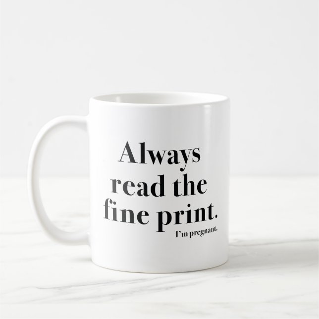 Mug Impression fine (Gauche)