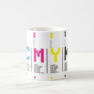 Mug Impression manuscrite CMYK Graphic Designer