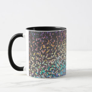 Mug Impression pailletée bokeh scintillement