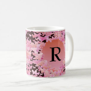 Mug Impression papillon avec monogramme