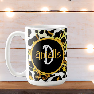 Mug Impression personnalisée Leopard et Zebra Fur