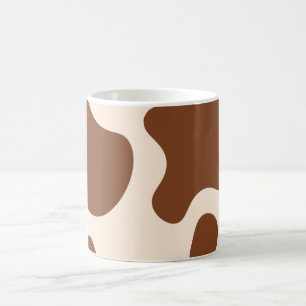 Mug Impression vache rose et marron