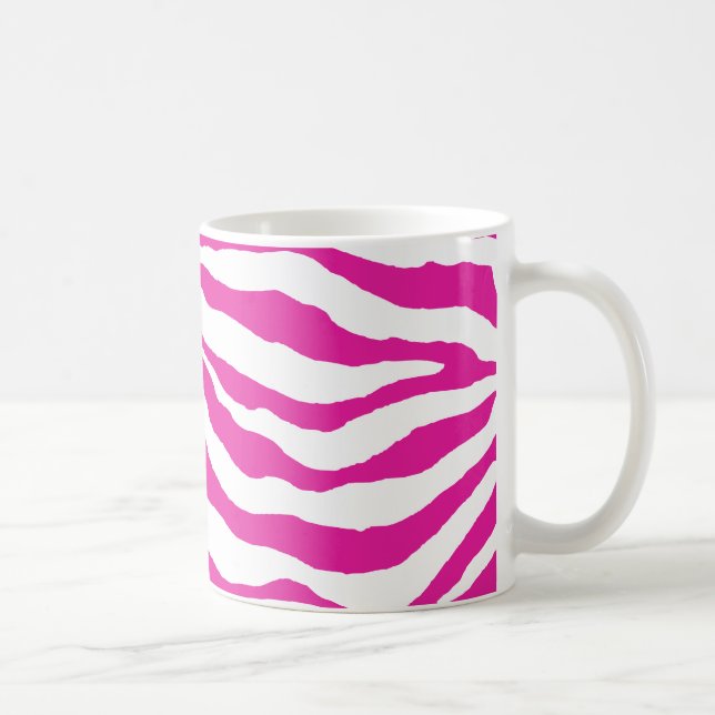 Mug Impression zèbre couleur DIY PixDezines (Droite)