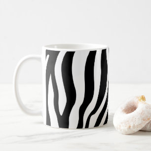 Mug Impression Zèbre noir blanc