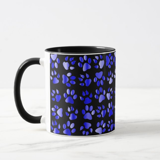 Mug Imprimantes de pieds animaux (Gauche)