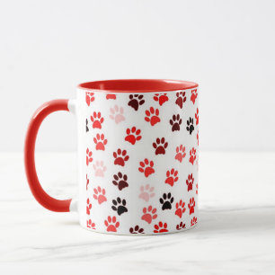 Mug Imprimantes de pieds animaux