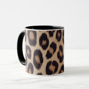 Mug Imprimé Animal Classique Léopard Brun Guépard