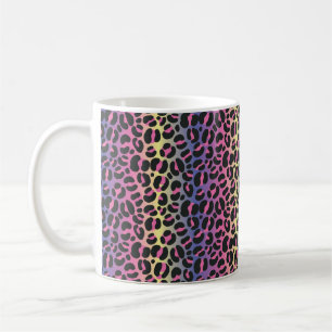 Mug Imprimé animalier Léopard Arc-en-Ciel