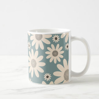 Mug imprimé fleuri printanier pour une humeur légère e
