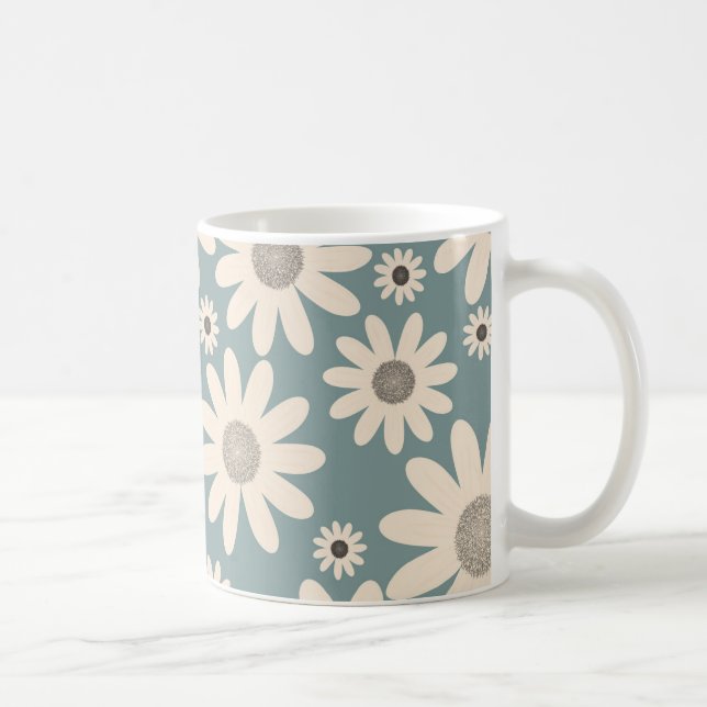 Mug imprimé fleuri printanier pour une humeur légère e (Droite)