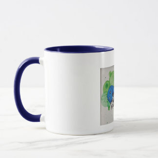 Mug imprimé "Lady Blue"
