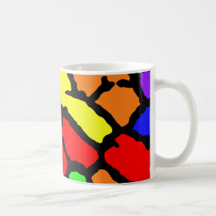 Mug Imprimer Giraffe arc-en-ciel