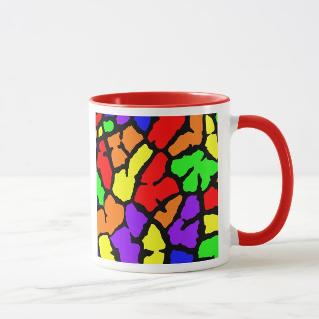 Mug Imprimer Giraffe arc-en-ciel (Droite)