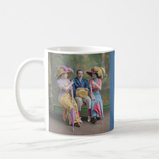 Mug imprimer vers 1910 les artistes vaudeville (Gauche)