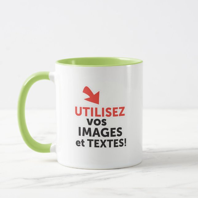 Mug Imprimer vos designs en ligne do-it-yourself en Fr (Gauche)