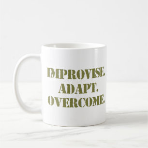 Mug improviser adapter surmonter