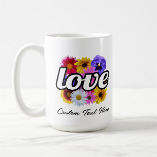 Mug In Bloom - Amour avec bouquet Carré Floral