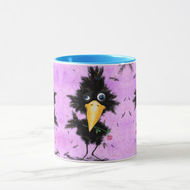 Mug In Love Crow - Gentleman - Ajouter Votre Texte / N (Centre)
