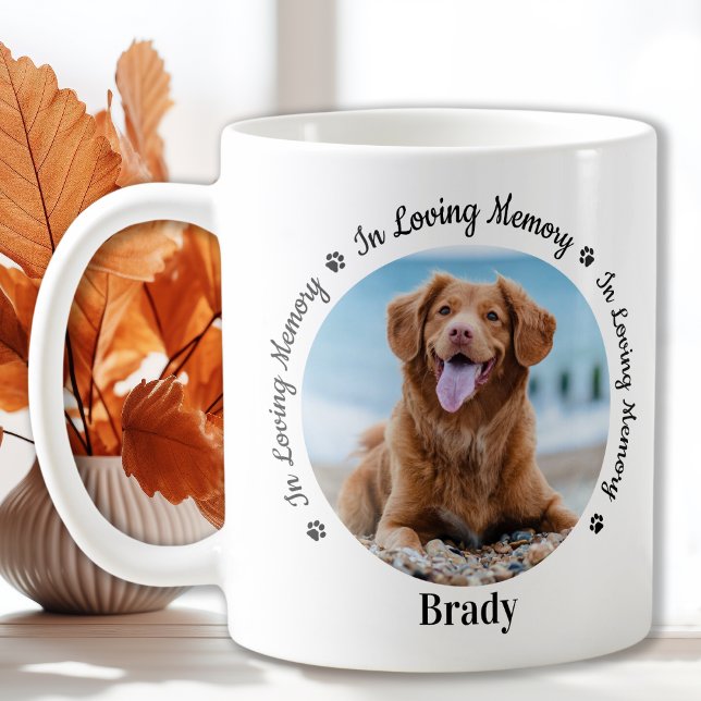Mug In Love Memory Custom 2 Photo Dog Pet Memorial (Créateur téléchargé)