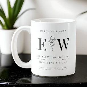 Mug In Love Memory Memorial Modern Citation Foliage