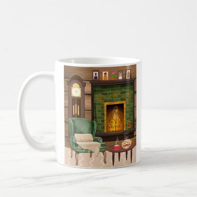 Mug In my cozy home - picture on left (Gauche)