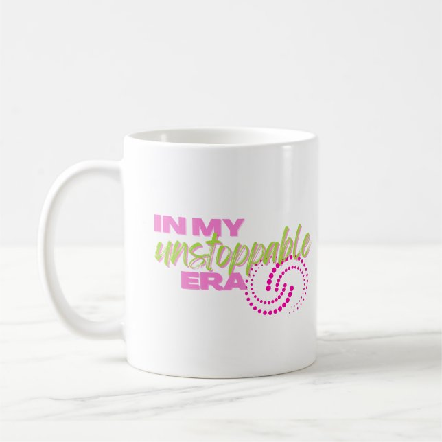 Mug Inarrêtable, Dans mon époque imparable, Preppy, ro (Gauche)