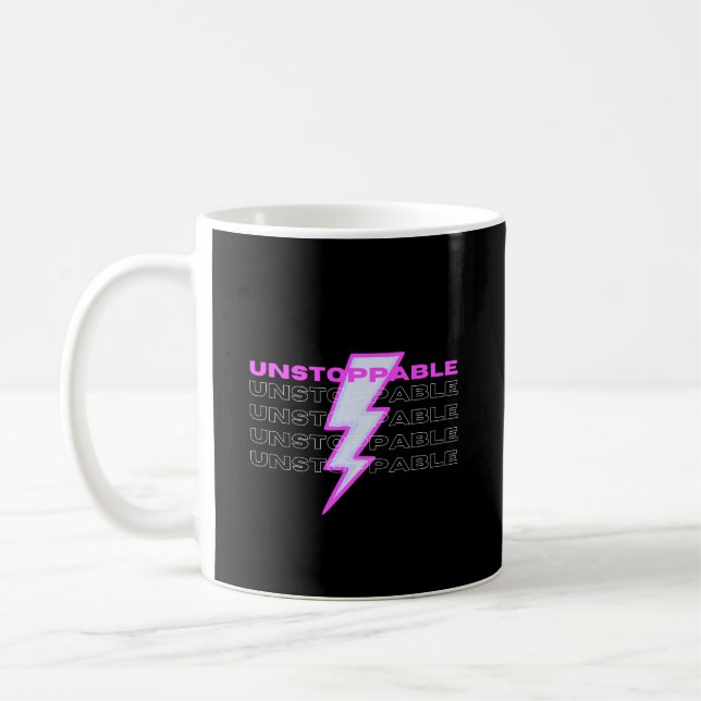 Mug Inarrêtable, Motivationnelle, Inspirationnelle (Gauche)