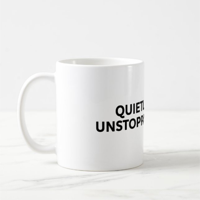 Mug Inarrêtable silencieusement (Gauche)