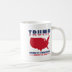 Mug Inauguration 2025 Trump Élections Fin D'une Cicatr