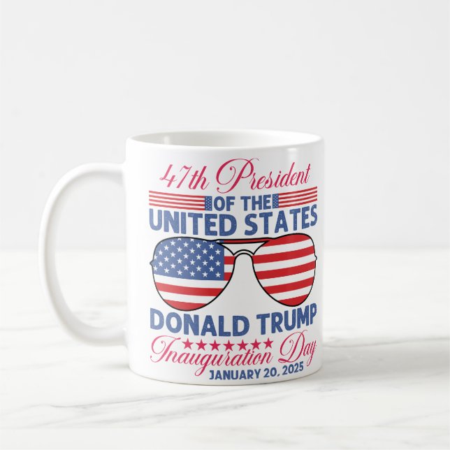Mug Inauguration de Trump 47e 2025 (Gauche)