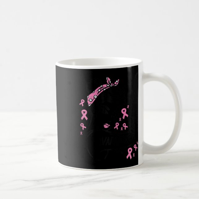 Mug Incassable Ruban rose Cancer du sein Gi de sensibi (Droite)