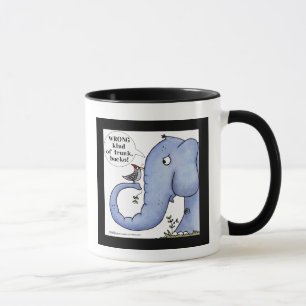 Mug Incompréhension des éléphants et des pics