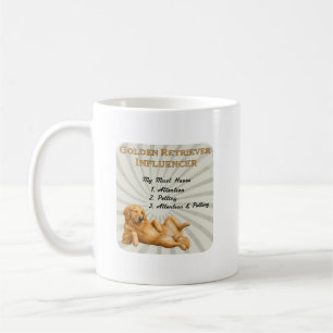 Mug Incontournables d'un influenceur Golden Retriever