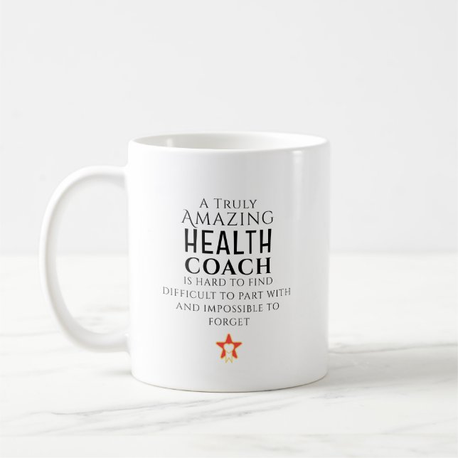 Mug Incroyable coach de santé difficile à trouver pers (Gauche)