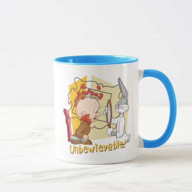 Mug "Incroyable" Coiffeur BUGS BUNNY™ & Elmer Fudd (Droite)