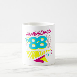 Mug Incroyable depuis 1988 Anniversaire Rétro 80s