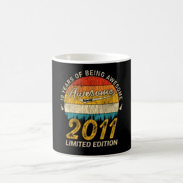 Mug Incroyable depuis 2011 Edition limitée Cadeau d'an (Centre)