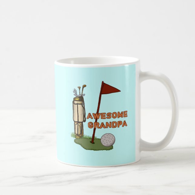 Mug Incroyable Grand-Père Golf (Droite)