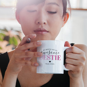 Mug Incroyable Meilleure Amie Meilleures Amies Rose