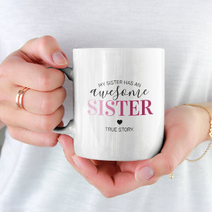 Mug Incroyable Sœur Sœurs Roses