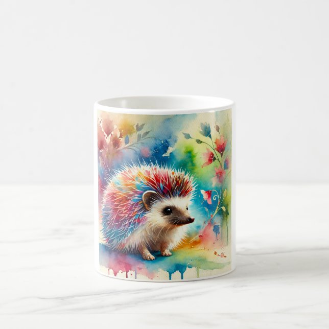 Mug Indian Hedgehog 200624AREF216 - Watercolor (Centre)