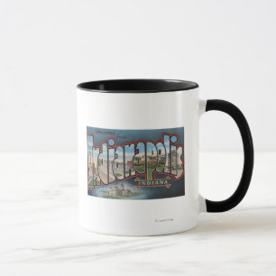 Mug Indianapolis, Indiana - grandes scènes 3 de lettre