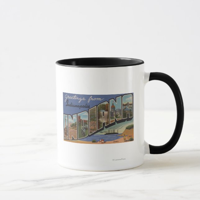 Mug Indianapolis, Indiana (Steel Mills/Sand Dunes) (Droite)