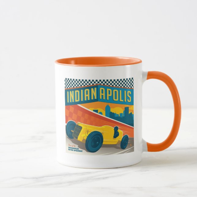 Mug Indianapolis, Indiana | Vintage Racer (Droite)