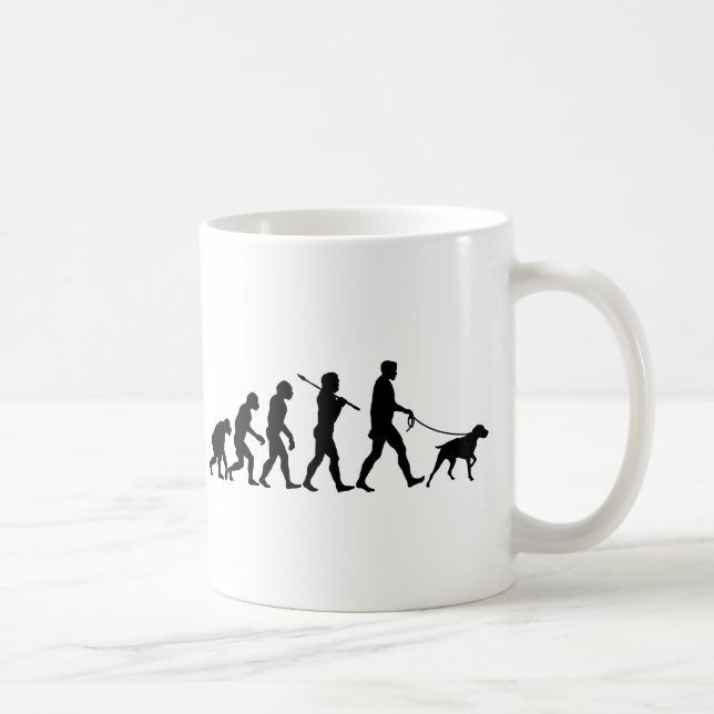 Mug Indicateur aux cheveux courts allemand (Droite)