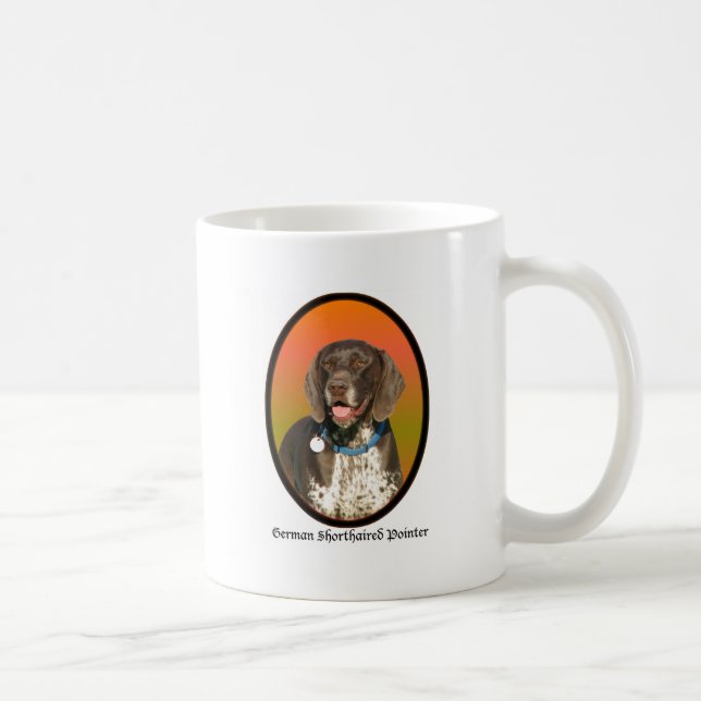 Mug Indicateur aux cheveux courts allemand (Droite)