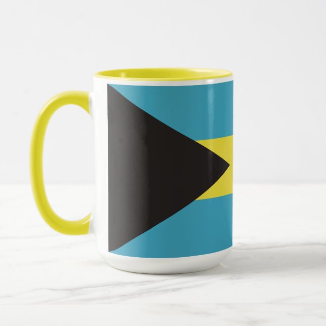 Mug Indicateur Bahamas du nom personnalisé (Gauche)